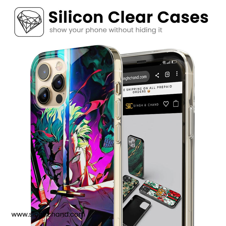 Roronoa Zoro 4.0 One Piece Anime Silicon Phone Case