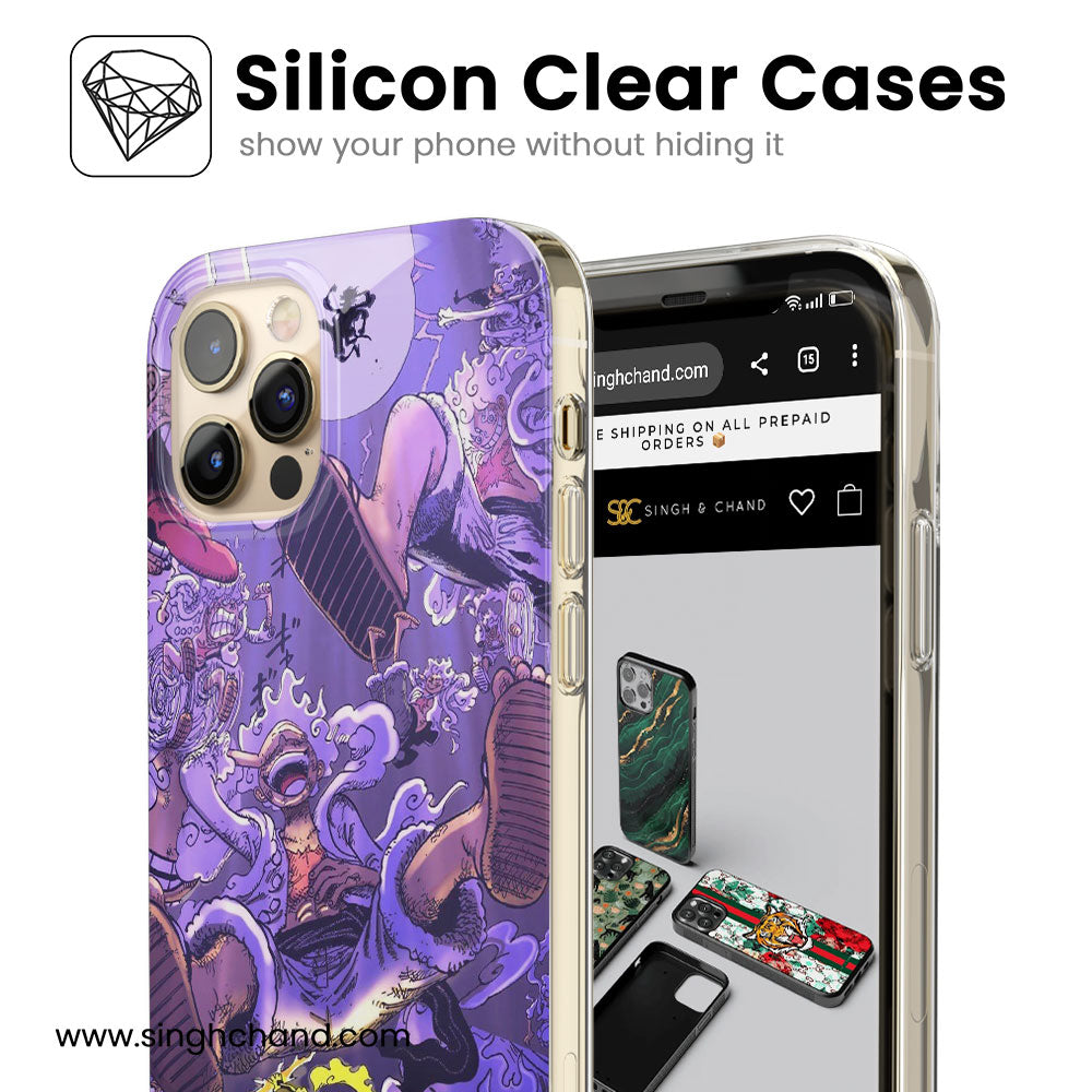 Gear 5 Luffy 2.0 One Piece Anime Silicon Phone Case