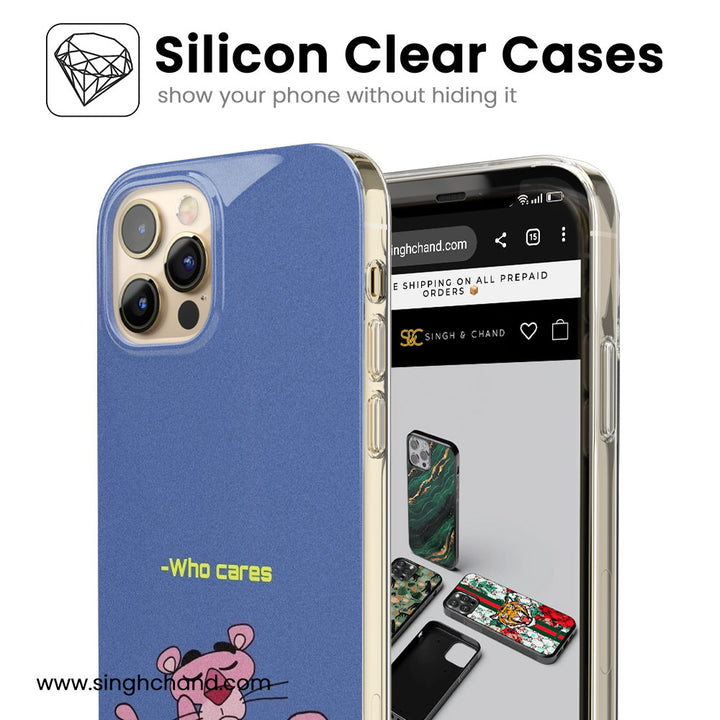 Who Cares Silicon Phone Case