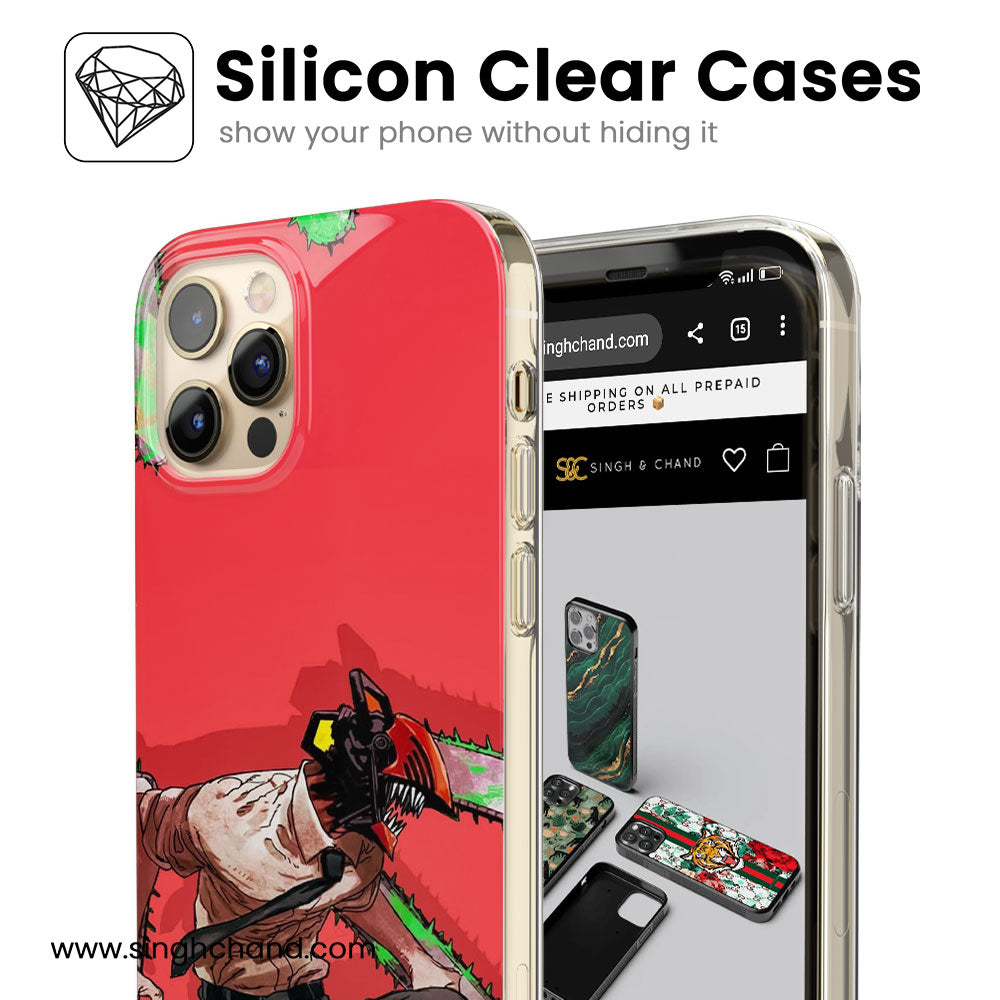 Chainsaw Man 2.0 Anime Silicon Phone Case