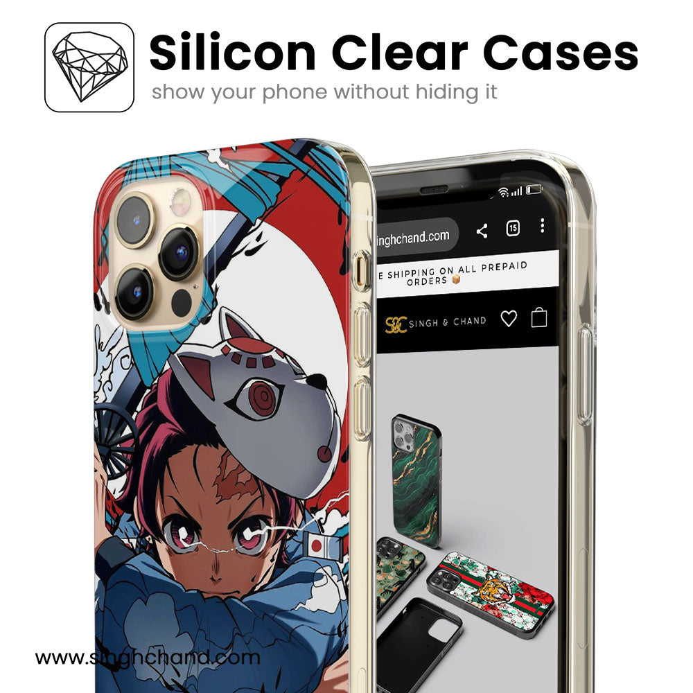 Tanjiro Water Breathing 1.0 Demon Slayer Anime Silicon Phone Case