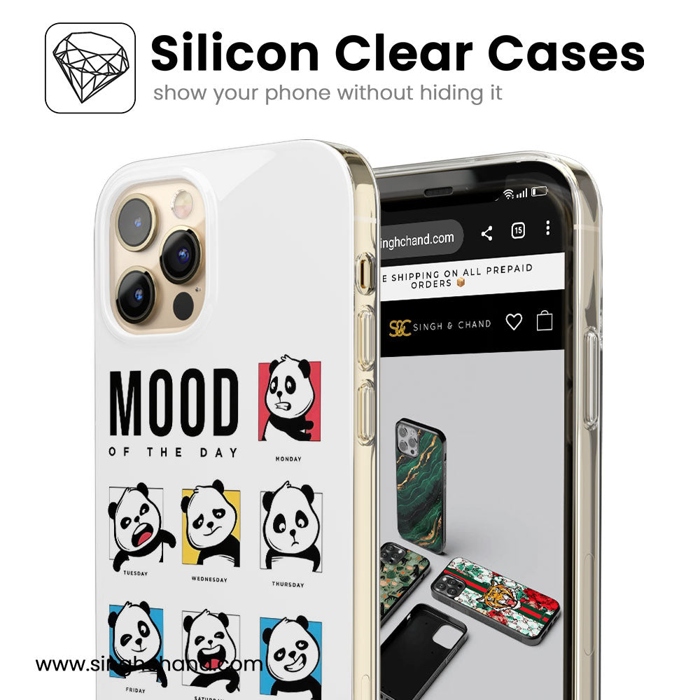Panda Moodswings Silicon Phone Case