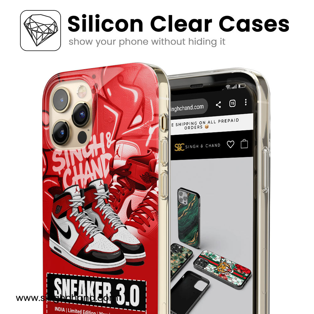 Sneaker 3.0 Limited Edition Red Buzzling Silicon Phone Case