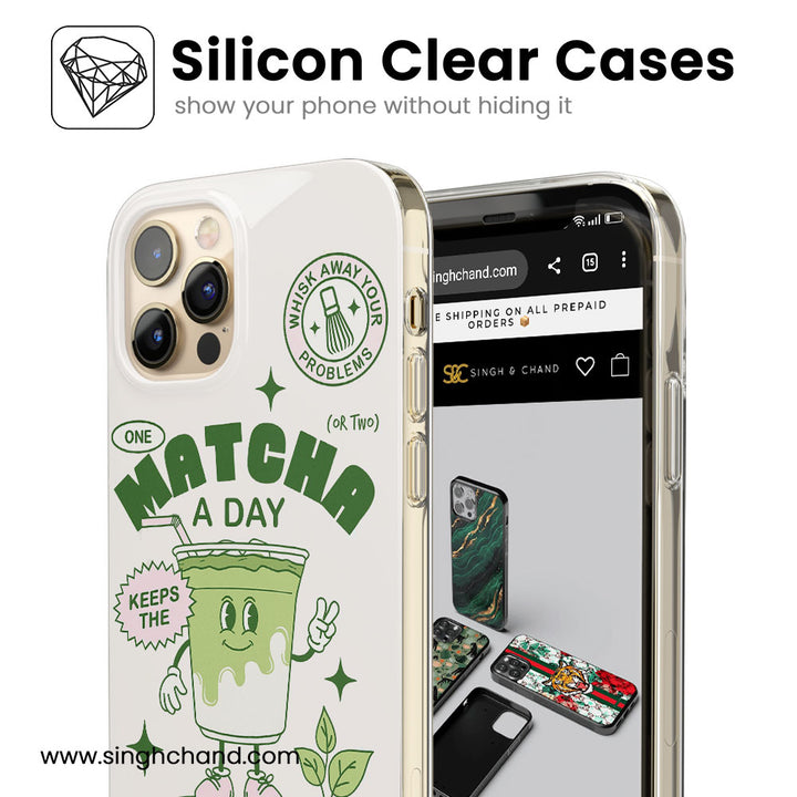 Matcha Breakdown Silicon Phone Case