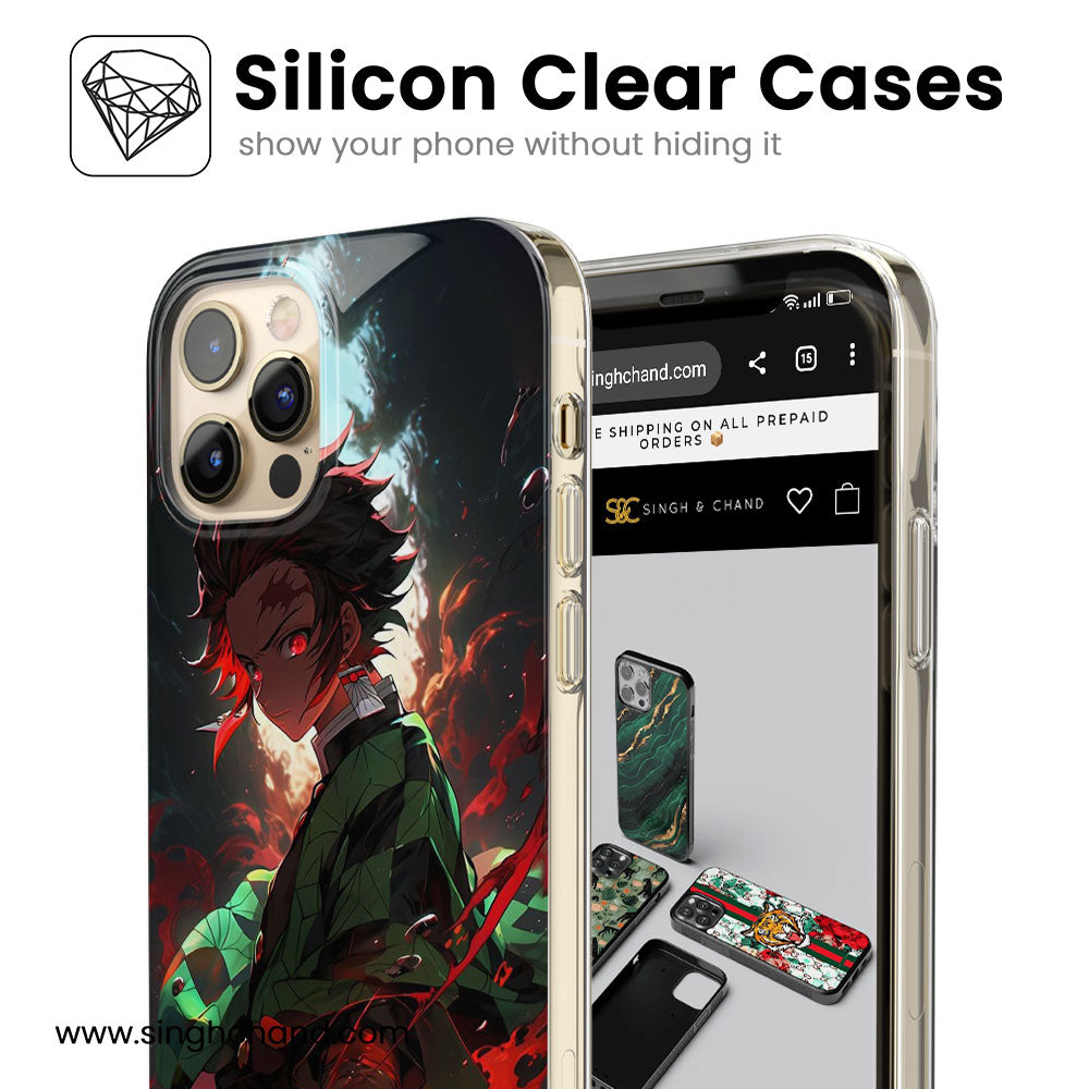 Tanjiro Demon Slayer Anime Silicon Phone Case