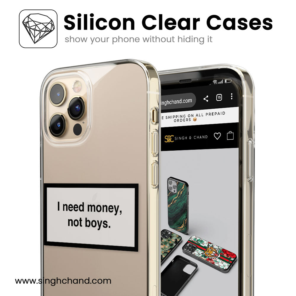 Need money Silicon Phone Case