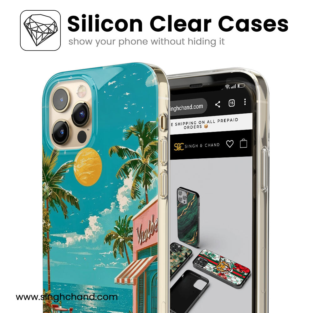 Vacation Blur Silicon Phone Case