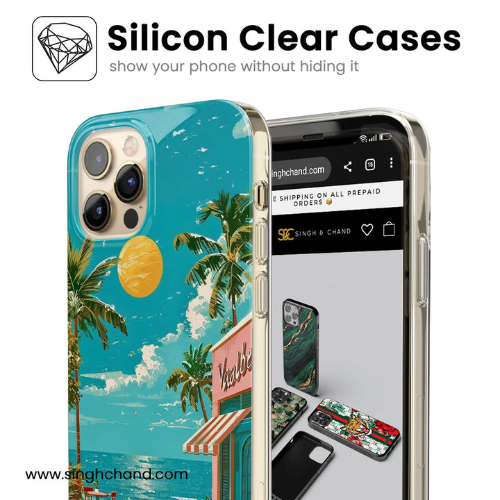 Vacation Blur Silicon Phone Case
