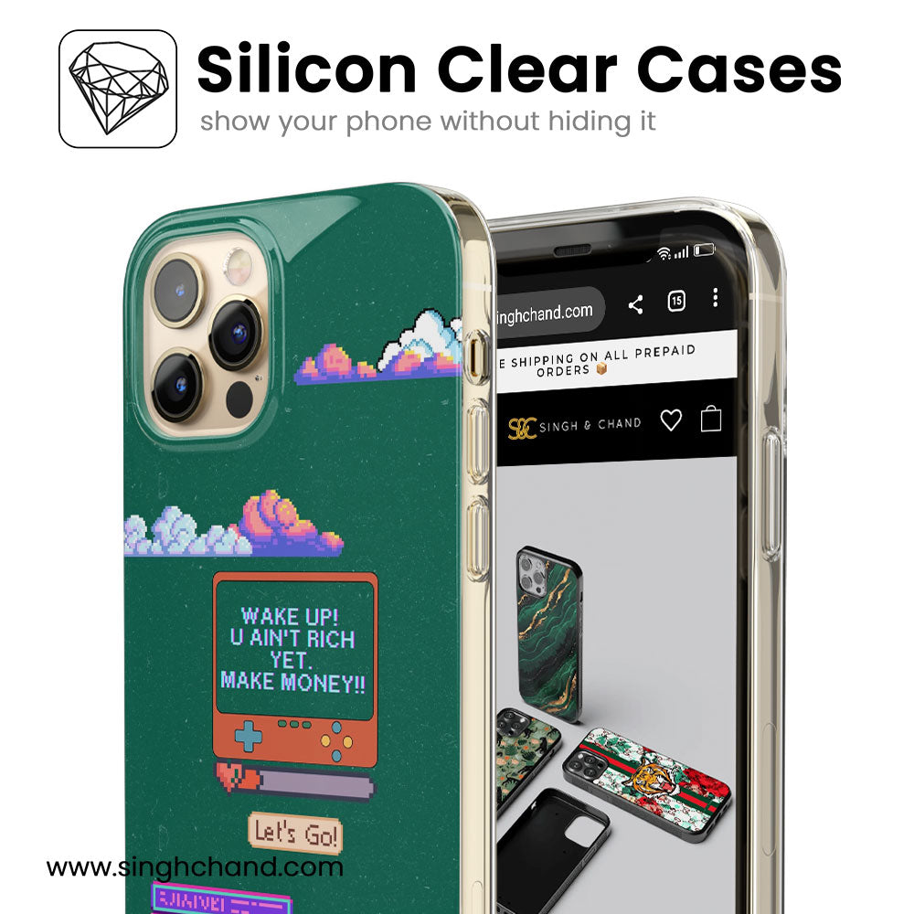 Pixel Rich Dreams Silicon Phone Case