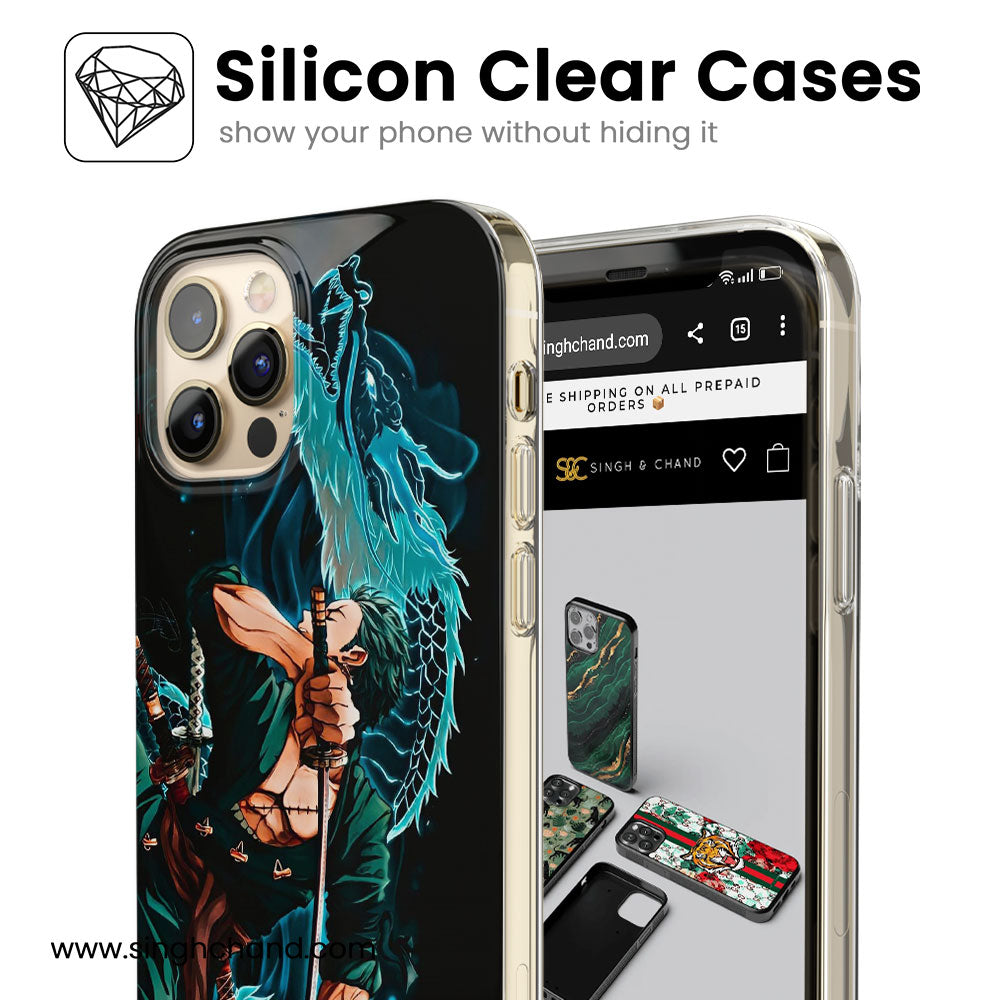 Roronoa Zoro 3.0 One Piece Anime Silicon Phone Case