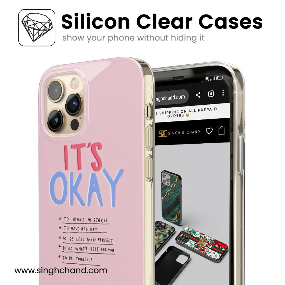 Self-Care Reminder Silicon Phone Case