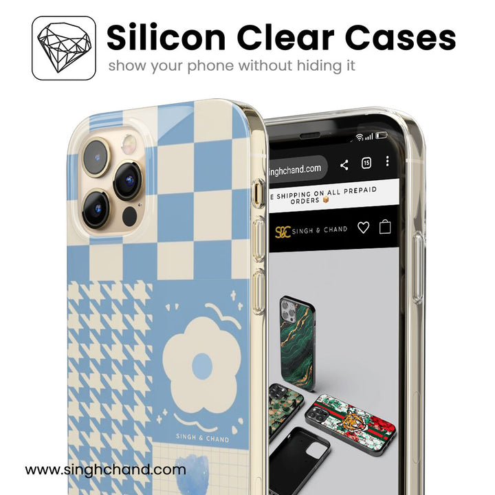 Blue Floral Dream 1.0 Silicon Phone Case