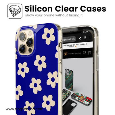 Pintrest inspired floral Silicon Phone Case