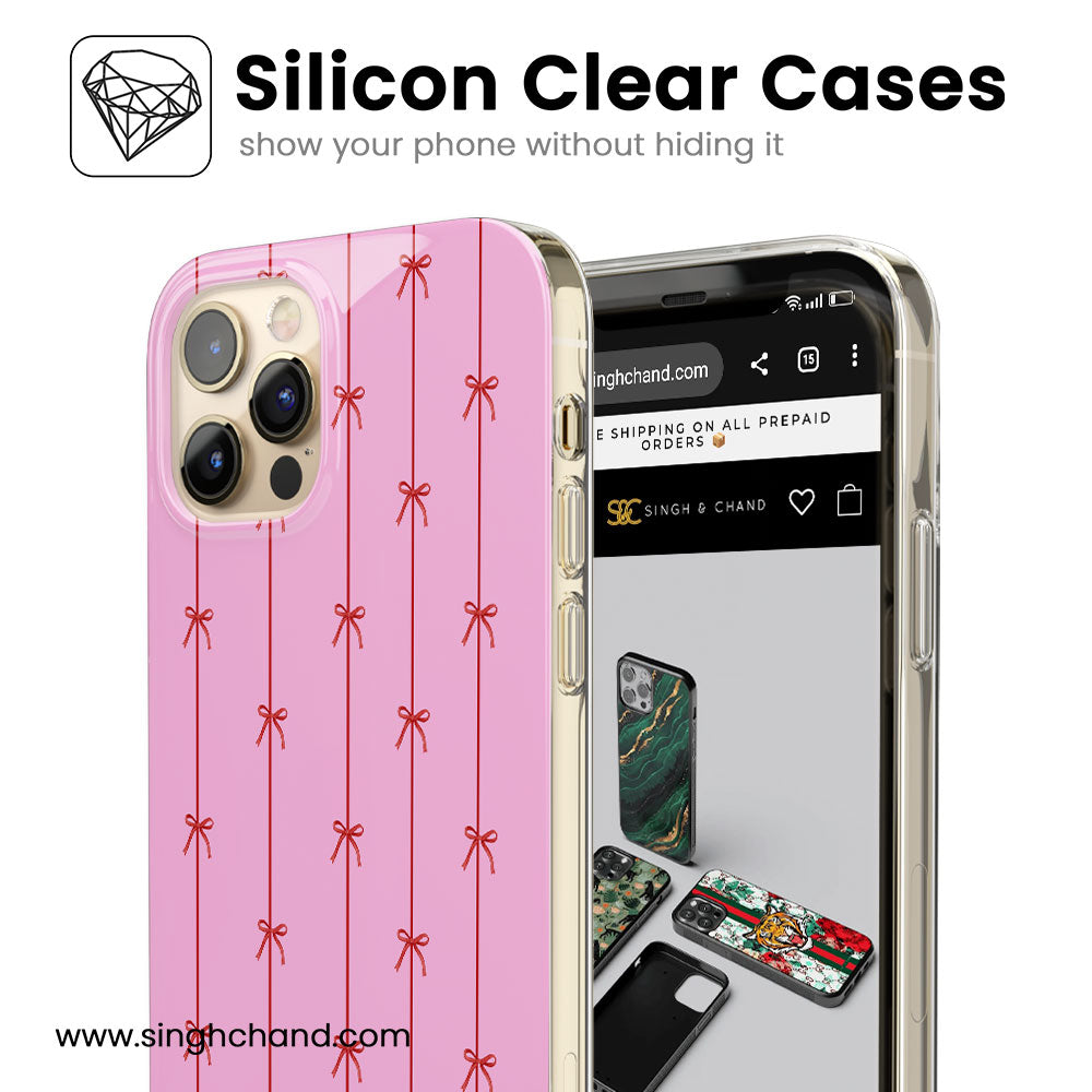 On Wednesdays We Wear Pink Silicon Phone Case