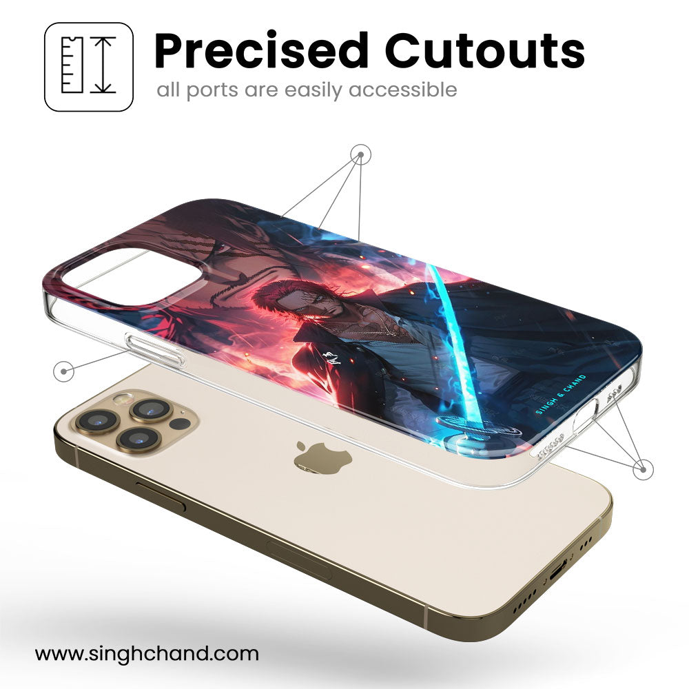 Shanks 1.0  One Piece Anime Silicon Phone Case