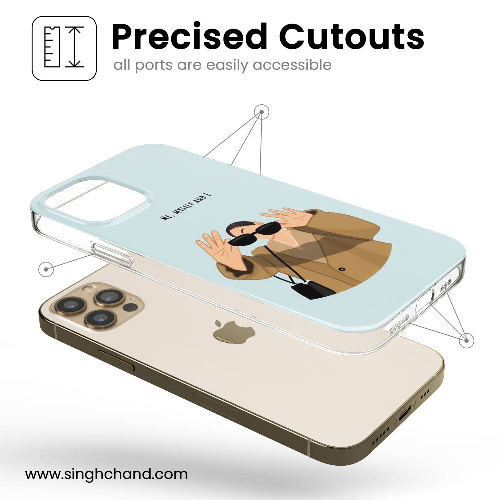 Me, Myself & I Silicon Phone Case