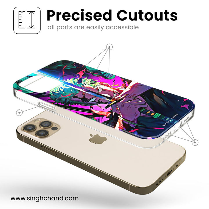 Roronoa Zoro 4.0 One Piece Anime Silicon Phone Case