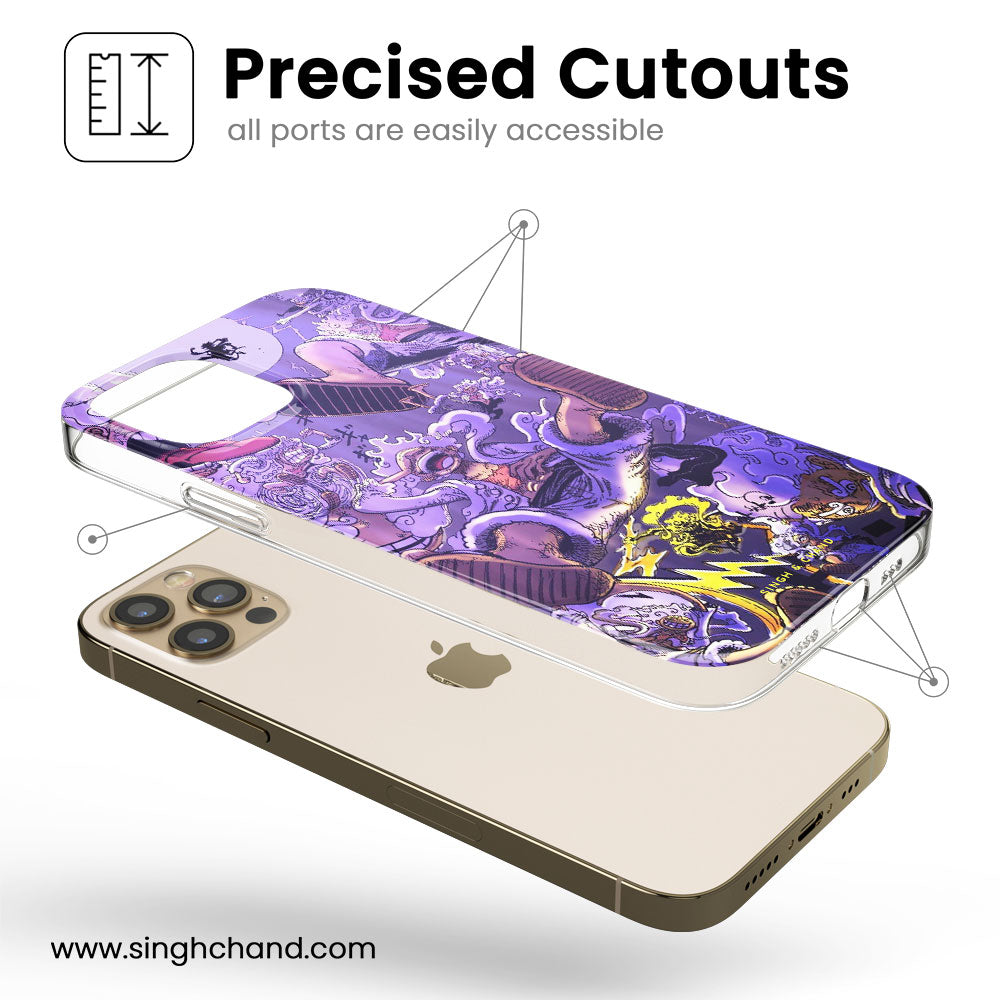 Gear 5 Luffy 2.0 One Piece Anime Silicon Phone Case