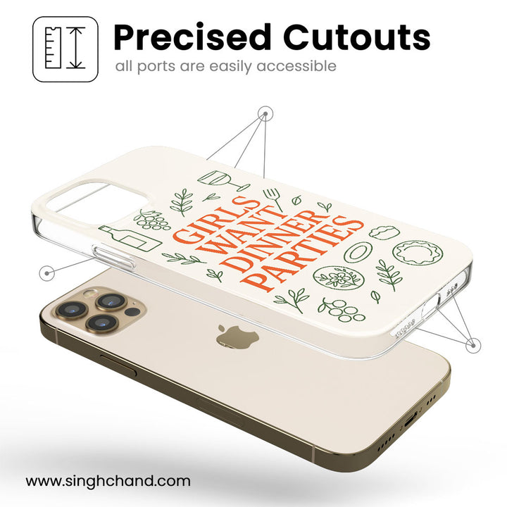 Dinner Over Drama Silicon Phone Case