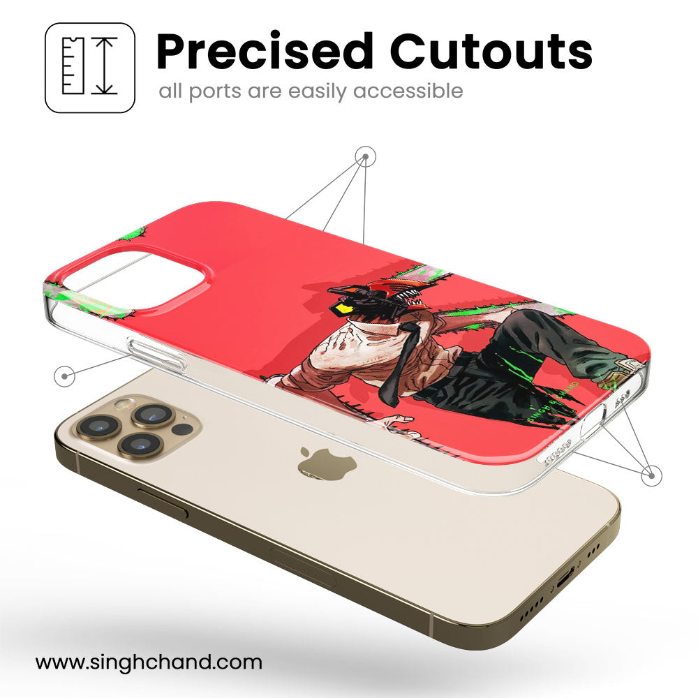 Chainsaw Man 2.0 Anime Silicon Phone Case