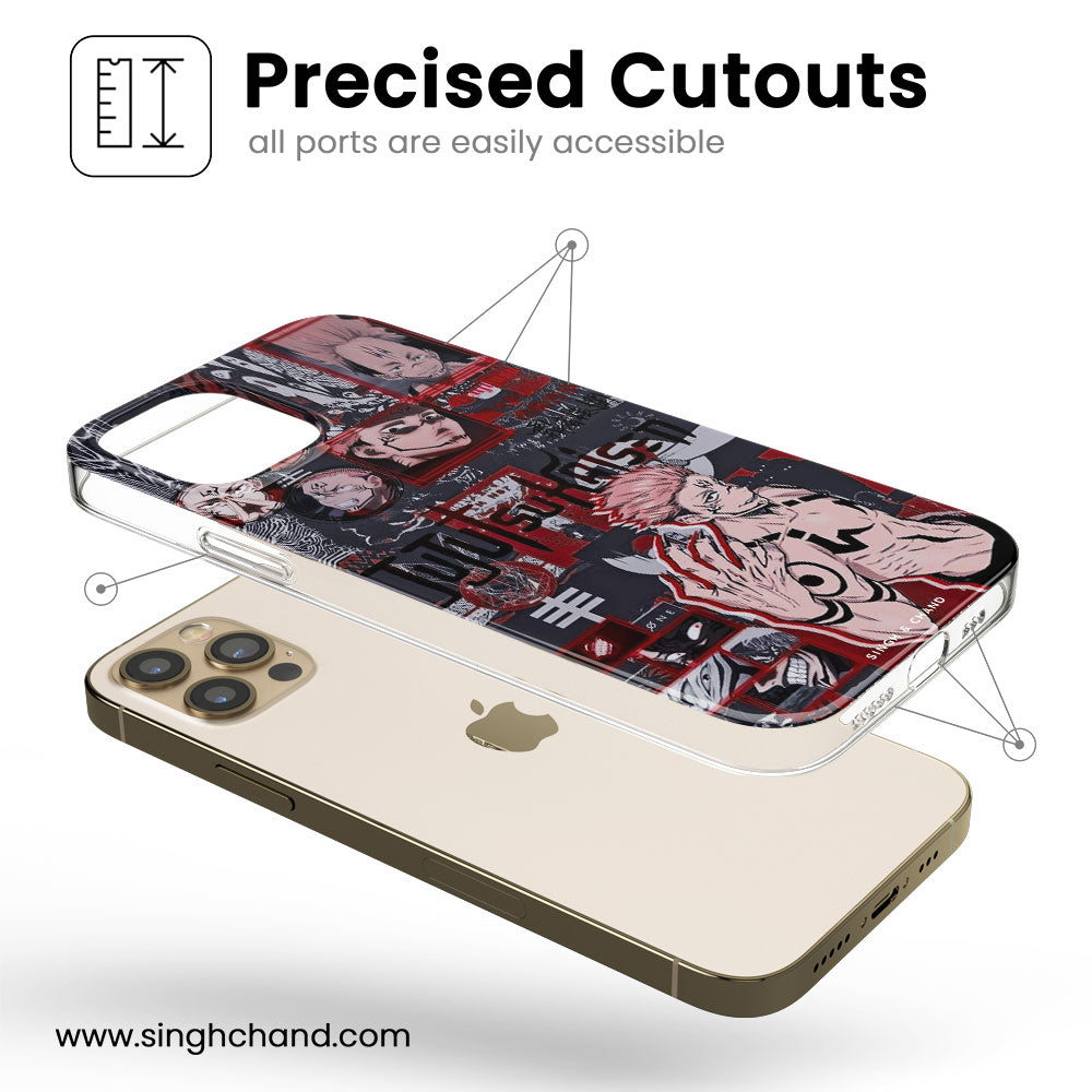 Sukuna 1.0 Jujutsu Kaisen Anime Silicon Phone Case