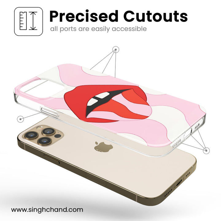 Lick the Limit – Retro Pop Chaos Silicon Phone Case