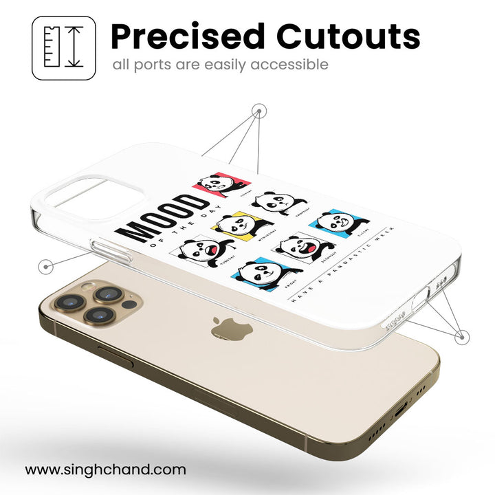 Panda Moodswings Silicon Phone Case