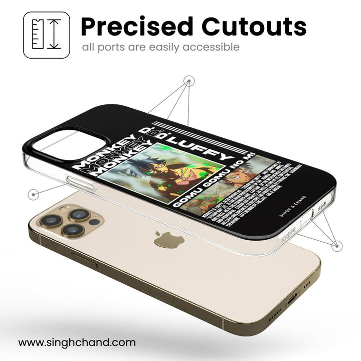 Luffy Impel Down Poison One Piece Anime Silicon Phone Case