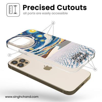 Kutch White Desert City Style Silicon Phone Case