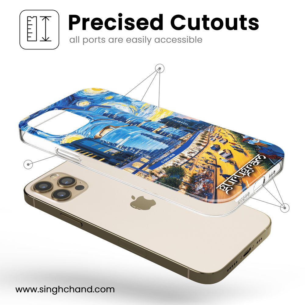 Gurugram City Hub Modern Vibe City Style Silicon Phone Case