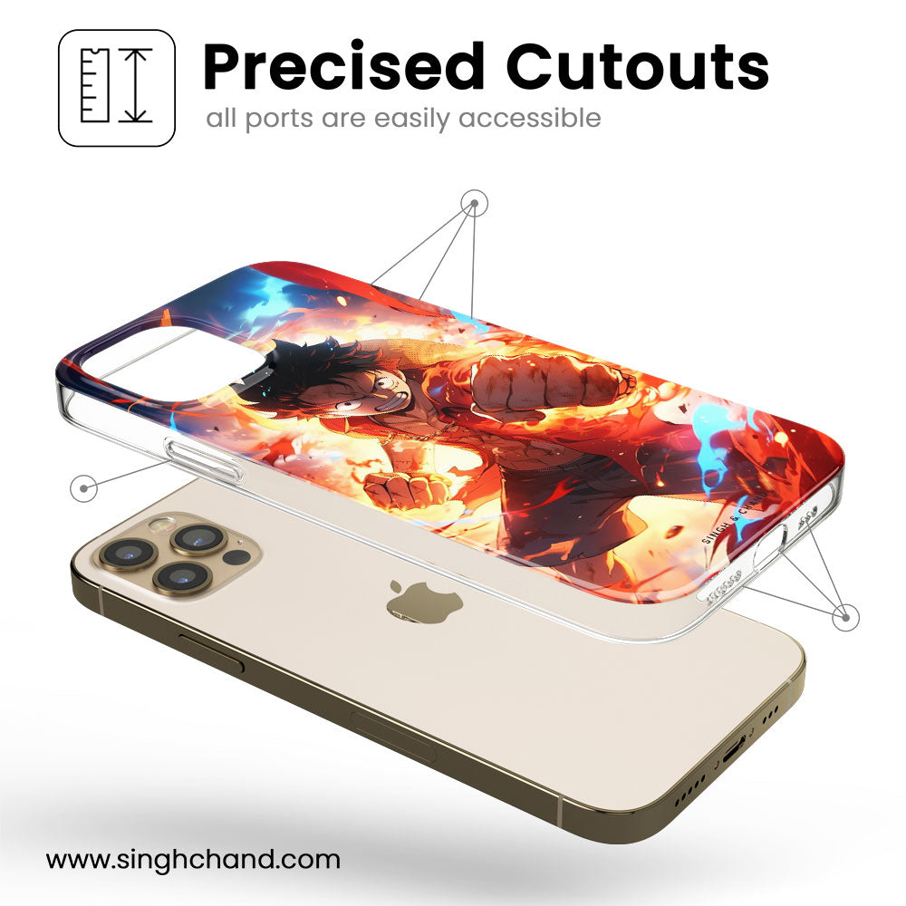 Luffy One Piece Anime Silicon Phone Case