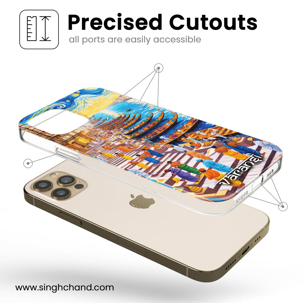 Varanasi Spiritual City Style Silicon Phone Case