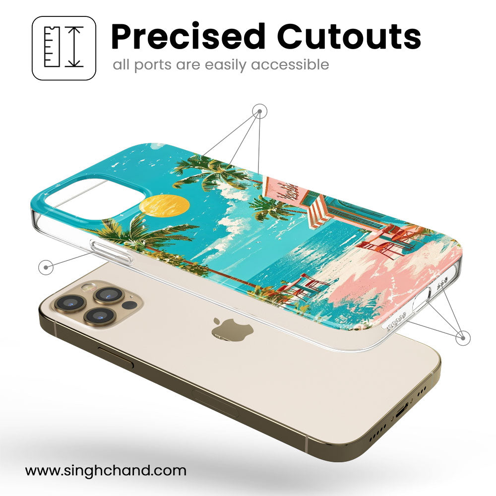 Vacation Blur Silicon Phone Case