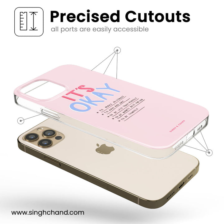Self-Care Reminder Silicon Phone Case
