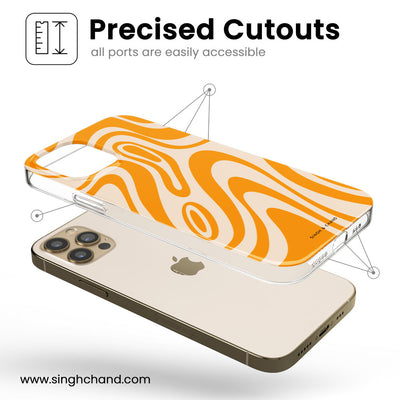 Citrus Swirl Silicon Phone Case