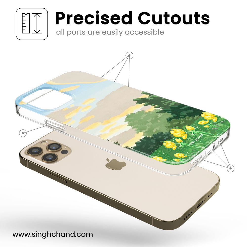 Cloud Meadow Silicon Phone Case