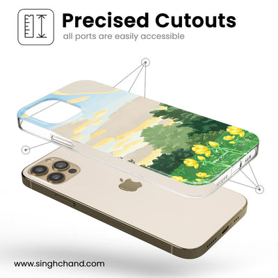 Cloud Meadow Silicon Phone Case