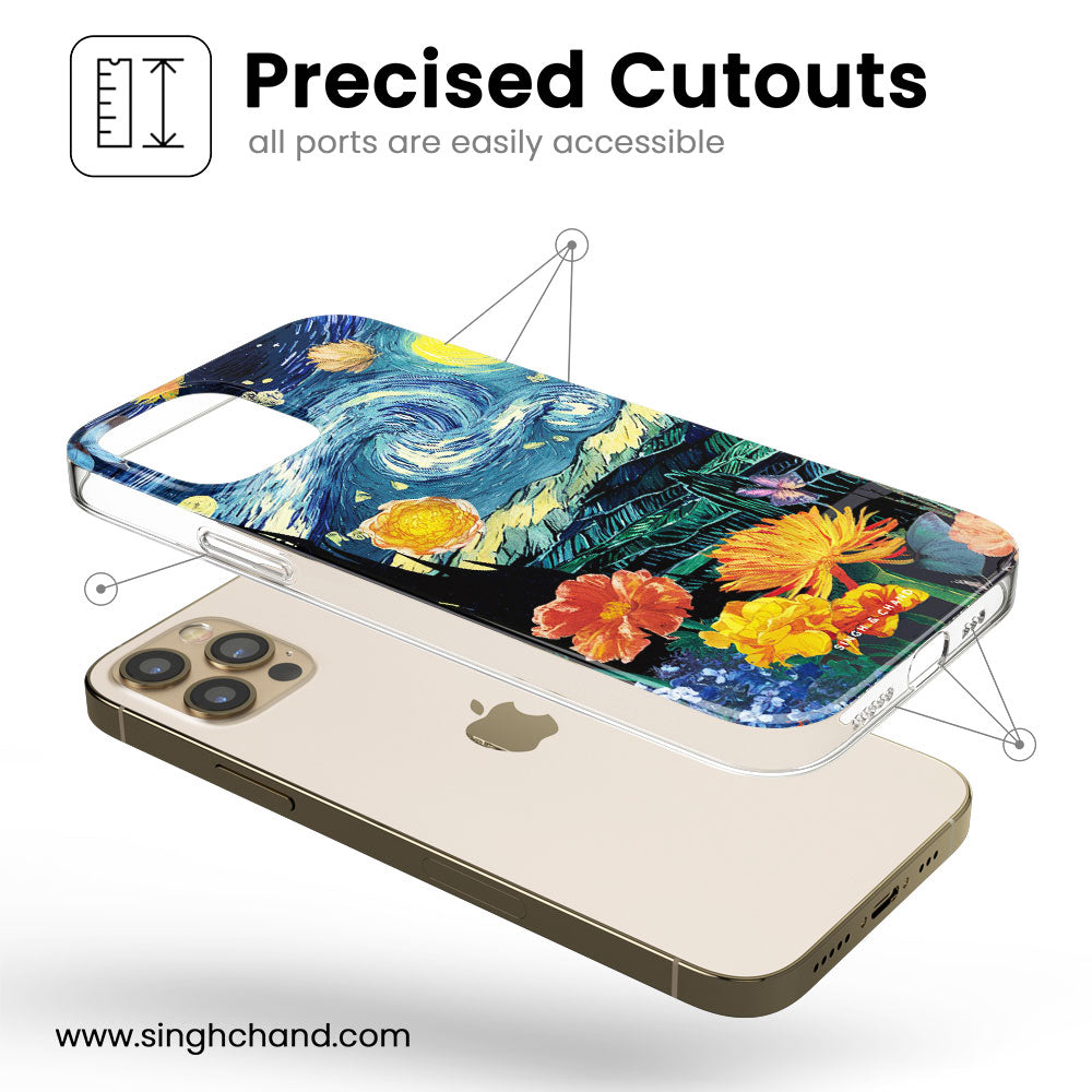 Van Gogh's Starry night Silicon Phone Case