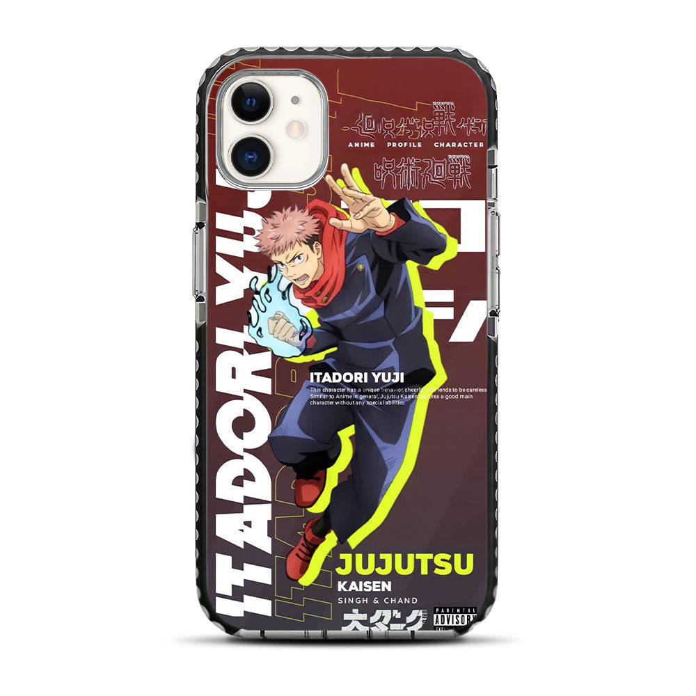 Itadori Yuji Jujutsu Kaisen JJK Anime iPhone 11 Stride Phone Case