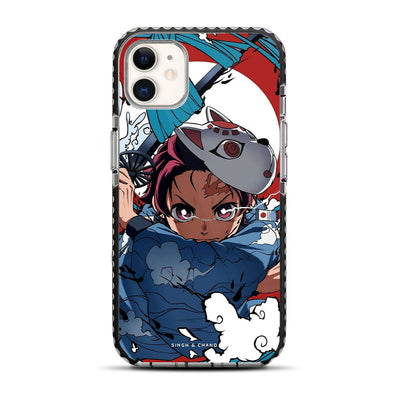 Tanjiro Water Breathing 1.0 Demon Slayer Anime iPhone 11 Stride Phone Case