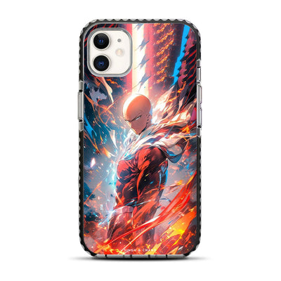 Saitama One Punch Man Anime iPhone 11 Stride Phone Case