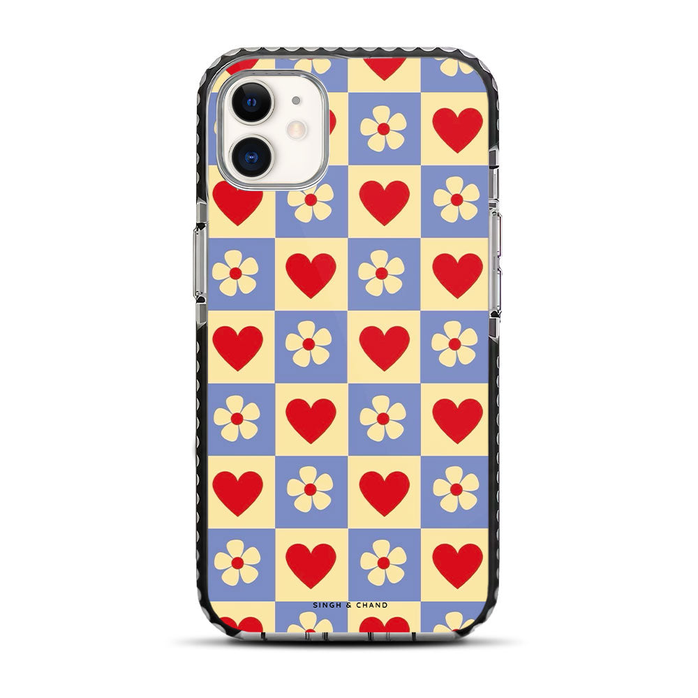 Flower and Heart iPhone 11 Stride Phone Case