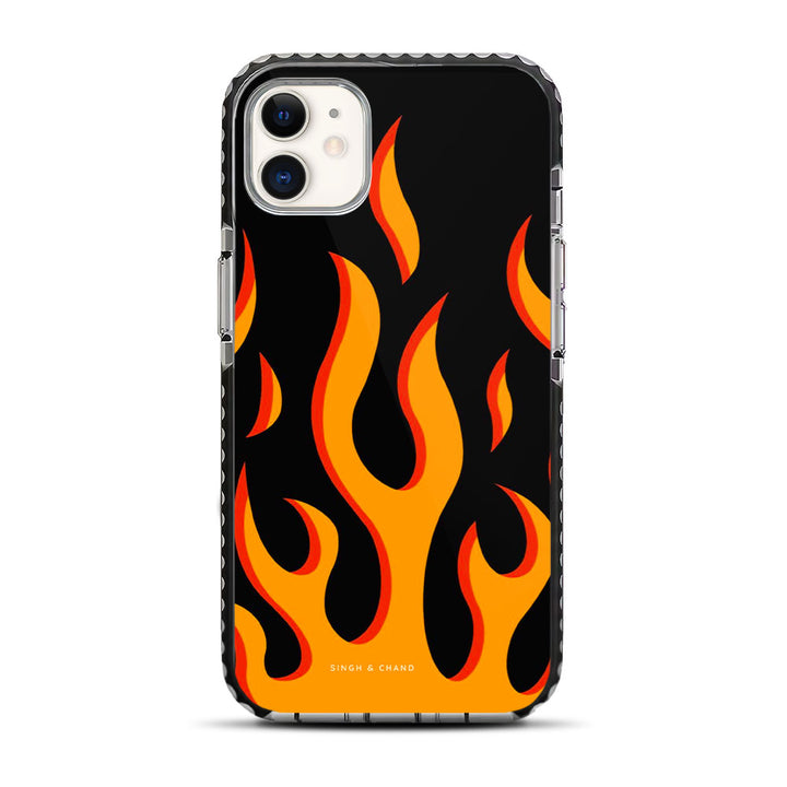Yellow Flame Pinterest iPhone 11 Stride Phone Case