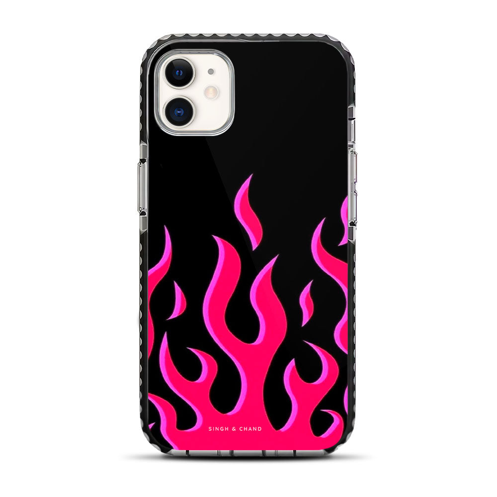 Pink Flame Pinterest Inspired iPhone 11 Stride Phone Case