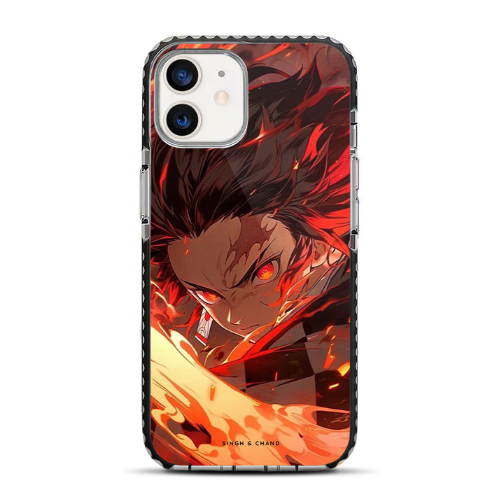 Tanjiro Fire Sword 2.0 Demon Slayer Anime iPhone 12 Mini Stride Phone Case