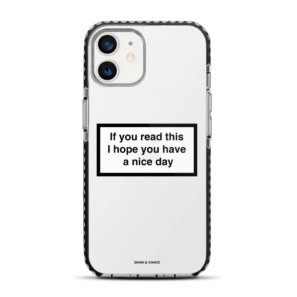 Have a nice day iPhone 12 Mini Stride Phone Case