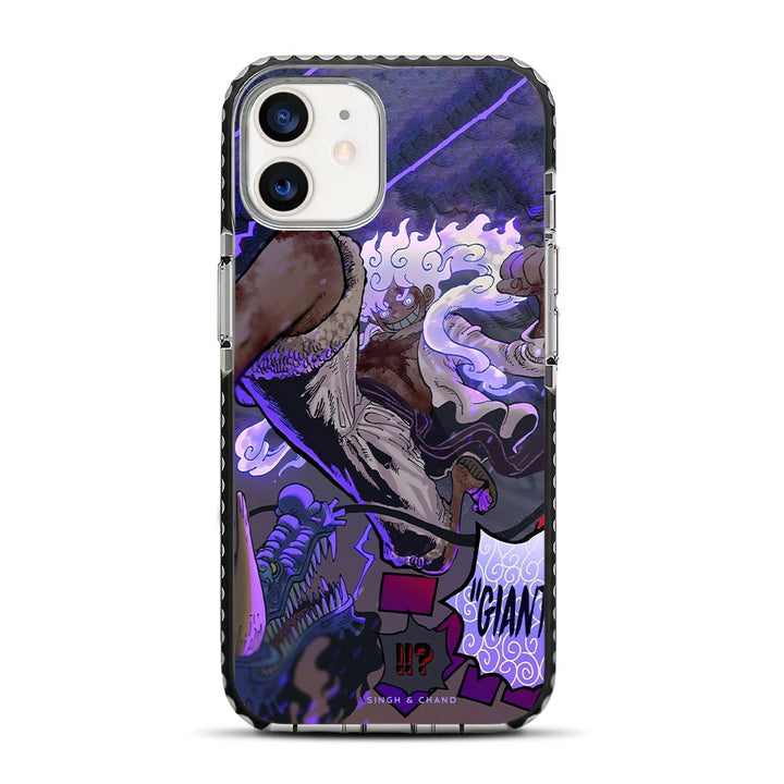 Gear 5 Luffy vs Kaido One Piece Anime iPhone 12 Mini Stride Phone Case