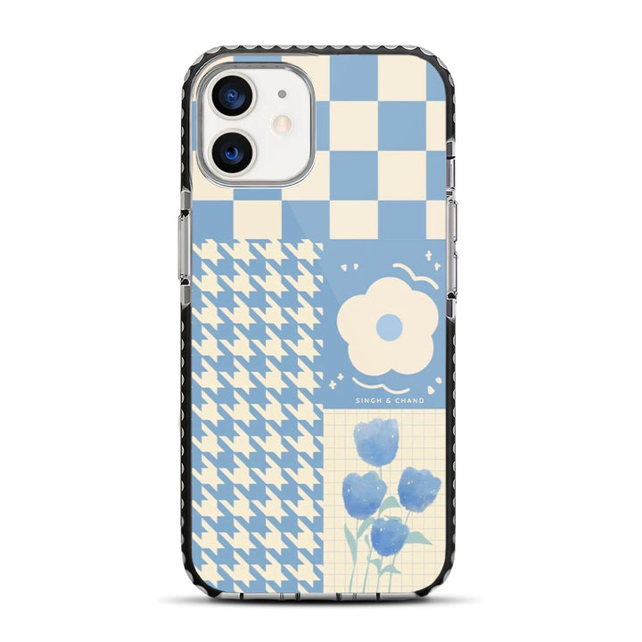 Blue Floral Dream 1.0 iPhone 12 Mini Stride Phone Case