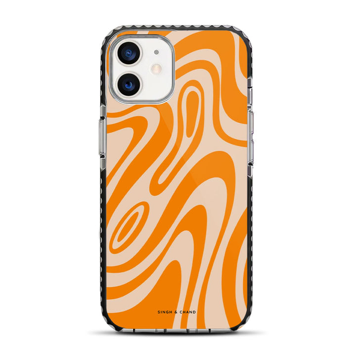 Citrus Swirl iPhone 12 Mini Stride Phone Case