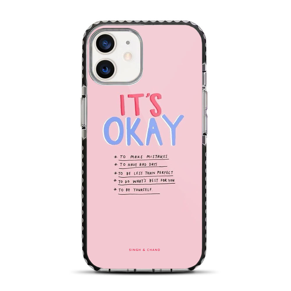 Self-Care Reminder iPhone 12 Mini Stride Phone Case